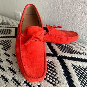Tods Mens Suede Loafers